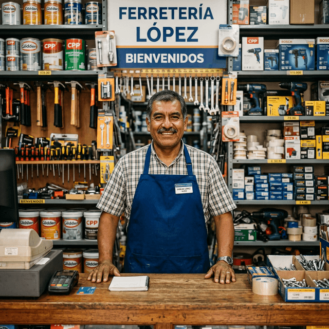 Dueño de Ferretería